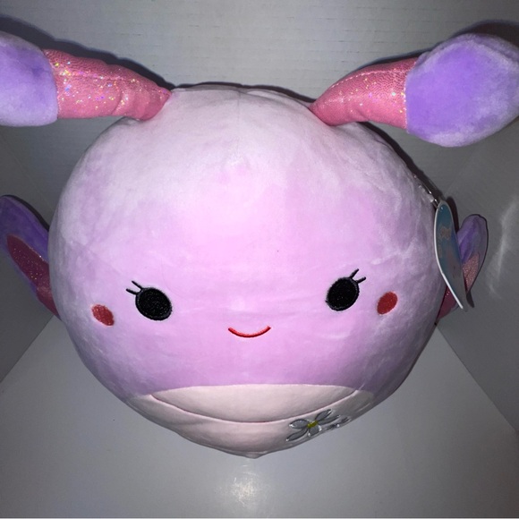 Brenda the Purple Butterfly 12 inch Squishmallow Stuffed Animal Toy - Picture 4 of 9